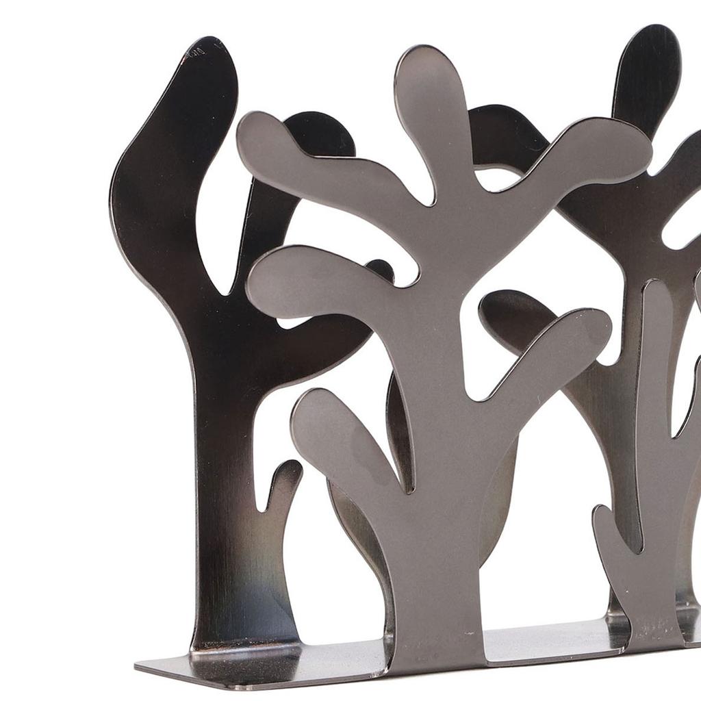 Coral Napkin Holder Iron Art Vertical Napkin Holder Multifunction Metal Napkin Holder Desktop Storage Rack for Bar Hotel