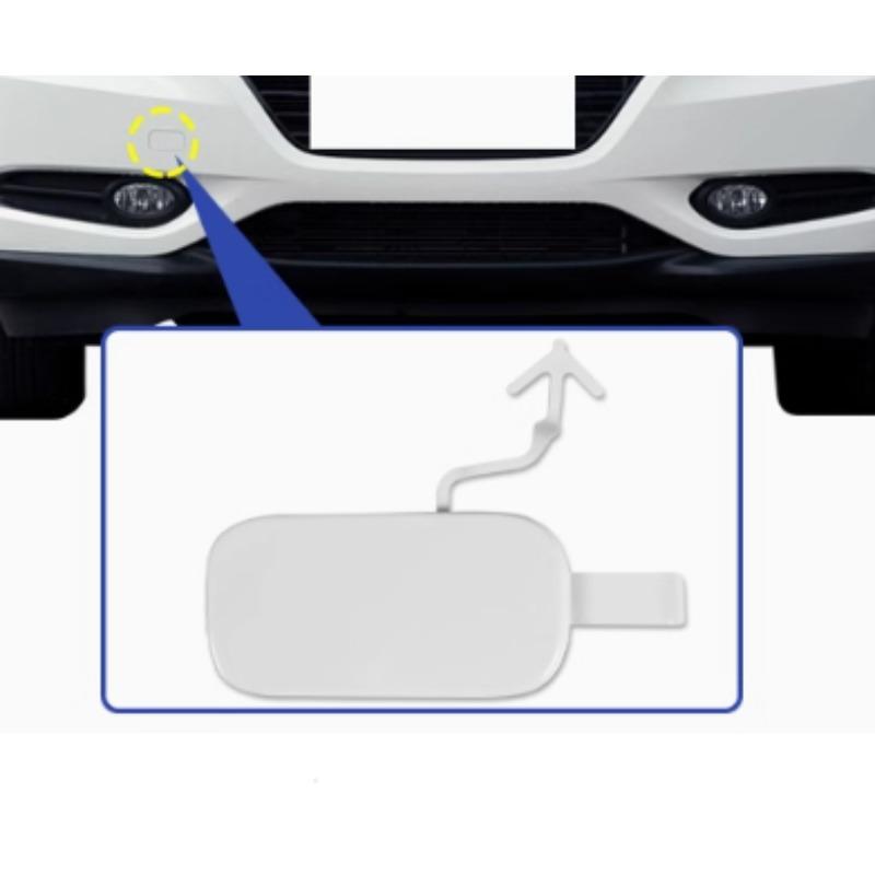 Genuine White Trailer Cover Front Bumper Bar Tow Hook Towing Hitch Rope Cap for Honda Vezel 2015 2016 2017 2018 2019 2020 2021