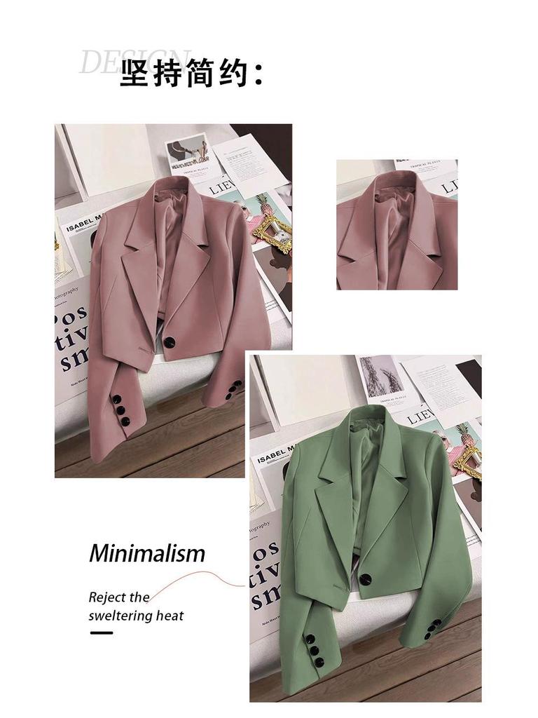 2026 Women's Spring & Autumn Workplace Suit Jacket - Fashionable, Elegant Style