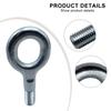 Short Towing Eye Hook for Fiat For Ducato For Relay For Boxer 2006+ Effective Metal Accessory for Towing Tasks
