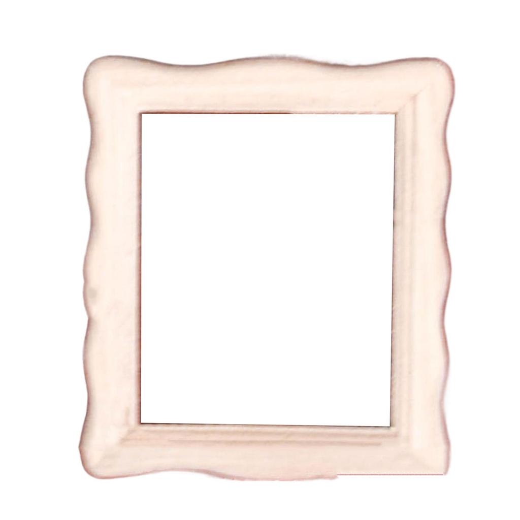 Realistic Wood Zakka Realistic Pretend Play Display Picture Frame Model Toy Vintage 1:12 Doll House