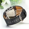 Men's Sports Watch with Leather Strap, Japanese Quartz Movement, Dual Time Function, Waterproof, and Fashionable Accessories.