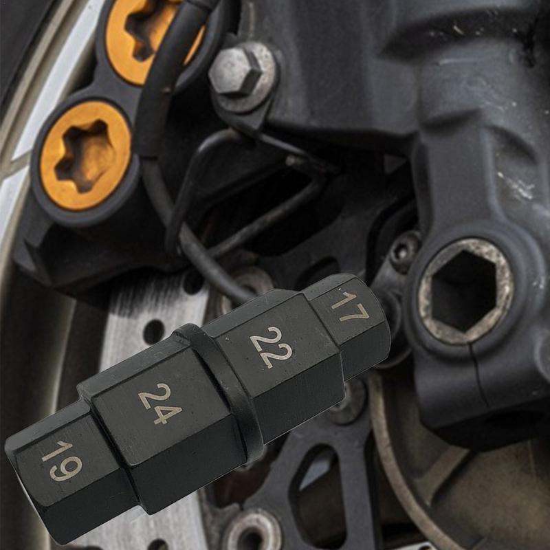 Motorrad Vorderachs Steckschlüssel Motorrad Vorderradachse Sechskant Stahl Vorne Hinten Achse Ausbau Motorradwerkzeug