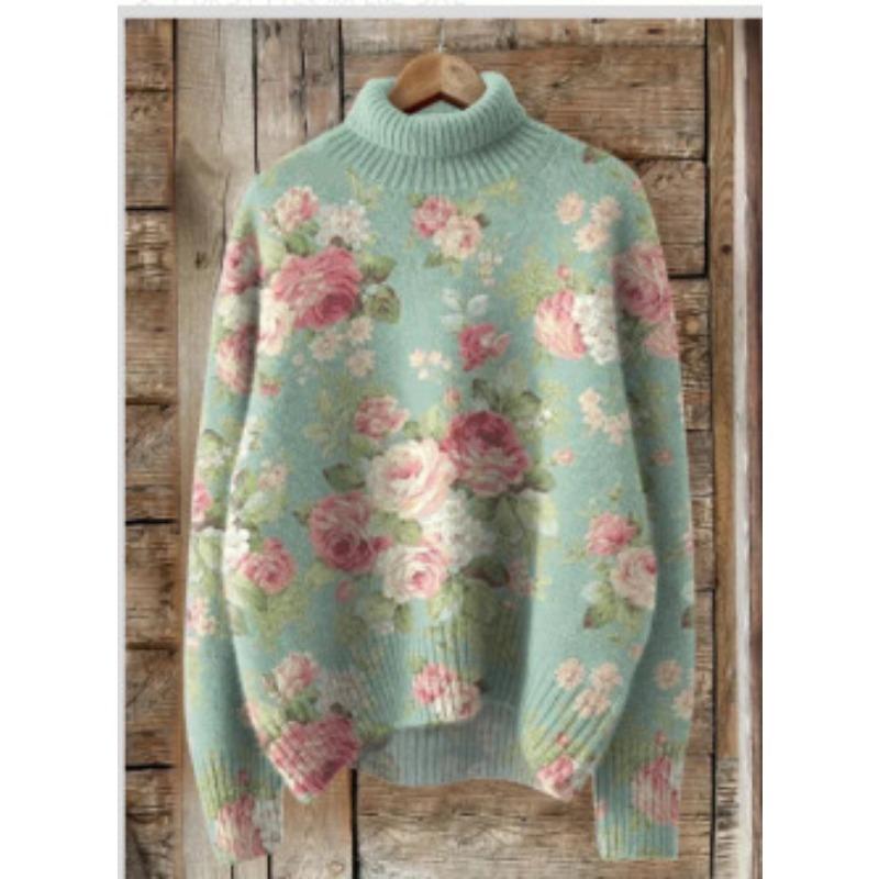 XS-6XL A Variety of Optional 2025 Latest Christmas Abstract Print Casual Outerwear Sweater