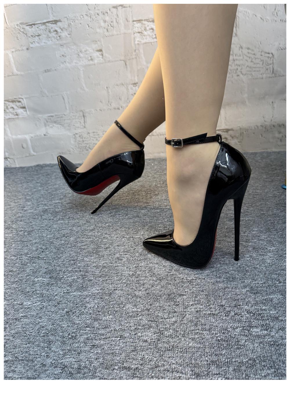 14CM Stiletto-High Heels: Sexy Übergrößen Club- & Cross-Dressing-Schuhe 46