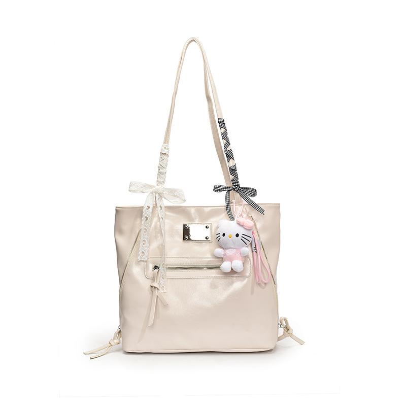Trendy Solid Color Fashion Handbag Women's 2025 New Simple Texture Underarm Bag Niche Versatile Shoulder Bag
