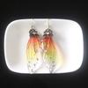 Colorful Butterfly Wing Earrings Unique Fairy Wing Drop Earrings Fashion Insect Jewelry For Women Girls Jewelry Gifts