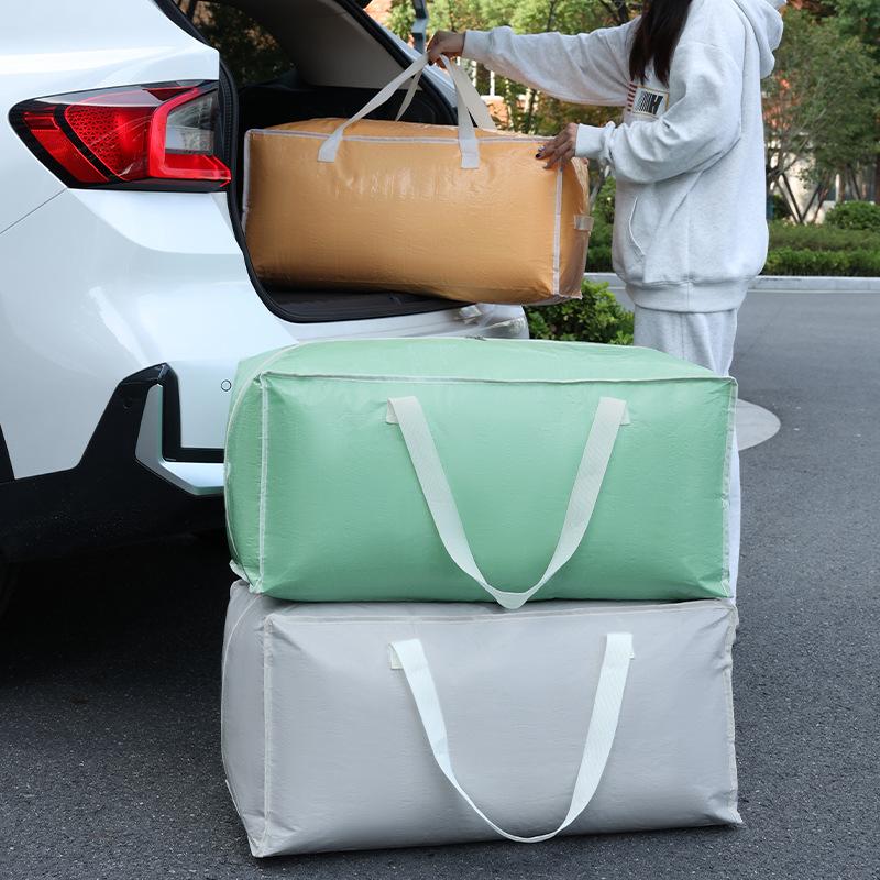 New Large Capacity Moving Home Storage Luggage Bag Foldable Handheld Car Clothing Quilt Storage Bag Toy Packing Bag lijiao