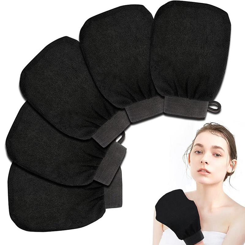1Pc Dual Side Exfoliating Glove - Silicone Body Scrubber For Deep Cleansing & Dead Skin Removal, Bath Shower Use