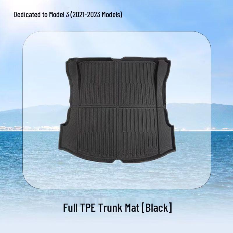 Tapis de sol TPE Haut de gamme pour Tesla Model Y/3 - Accessoires Auto Personnalisés
