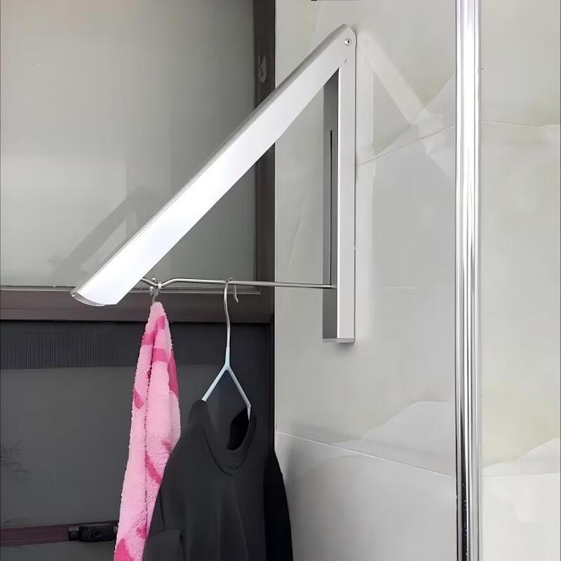 LISM No-Drill Foldable Wall-Mounted Clothes Drying Rack