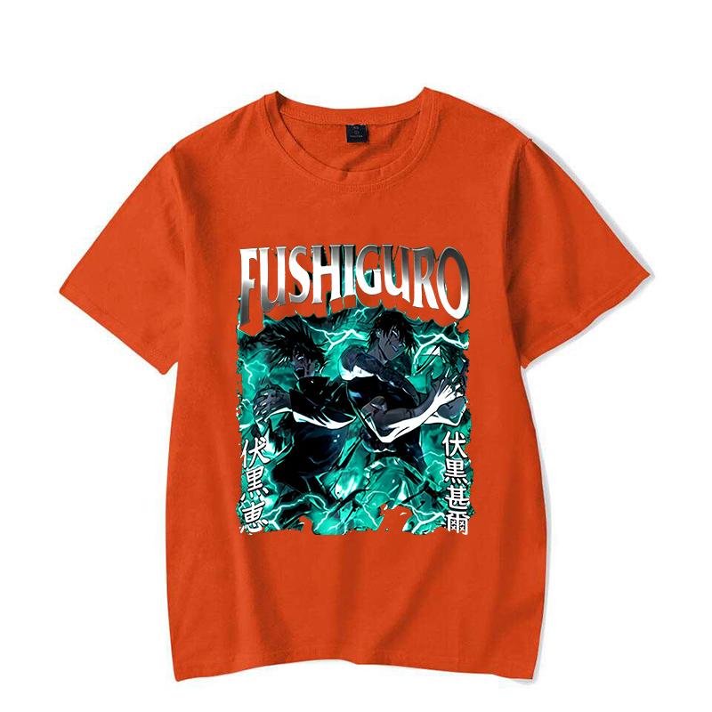 

Новая Забавная Футболка с Принтом Фушигуро Тодзи Женские Повседневные Топы Летняя Прохладная Аниме Футболка Больших Размеров Топы Футболки 4XL