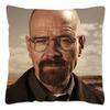 Walter White Meme Pillow Case Home Decoration 100% Polyester Funny Cushion Cover for Sofa Square Pillow Cover 18x18inch