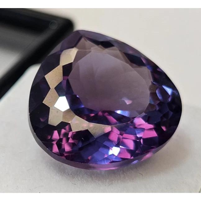 19-20 Ct Natural Alexandrite Color Change Pear Cut Fabulous Loose Gemstone