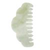 Natural Jadestone Comb Head Scalp Massager Tool Healthcare Baldness Resistance Guasha Comb