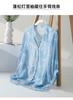 100% mulberry silk printed round neck shirt for women in 2026 summer, loose and casual, versatile silk top