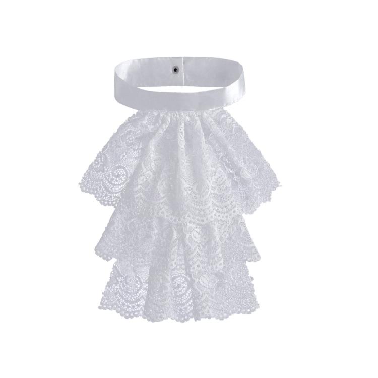 Vintage Styles Neck Ruff Unique Fashion Necklace Ruffled Pattern Neck Collar for Cosplay Lover