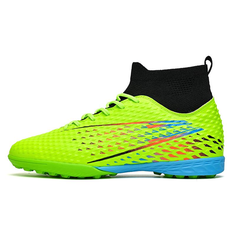 New High-top AG Long Nails TF Broken Nails Outdoor Students Adult Grass Game Training Football Shoes In Stock