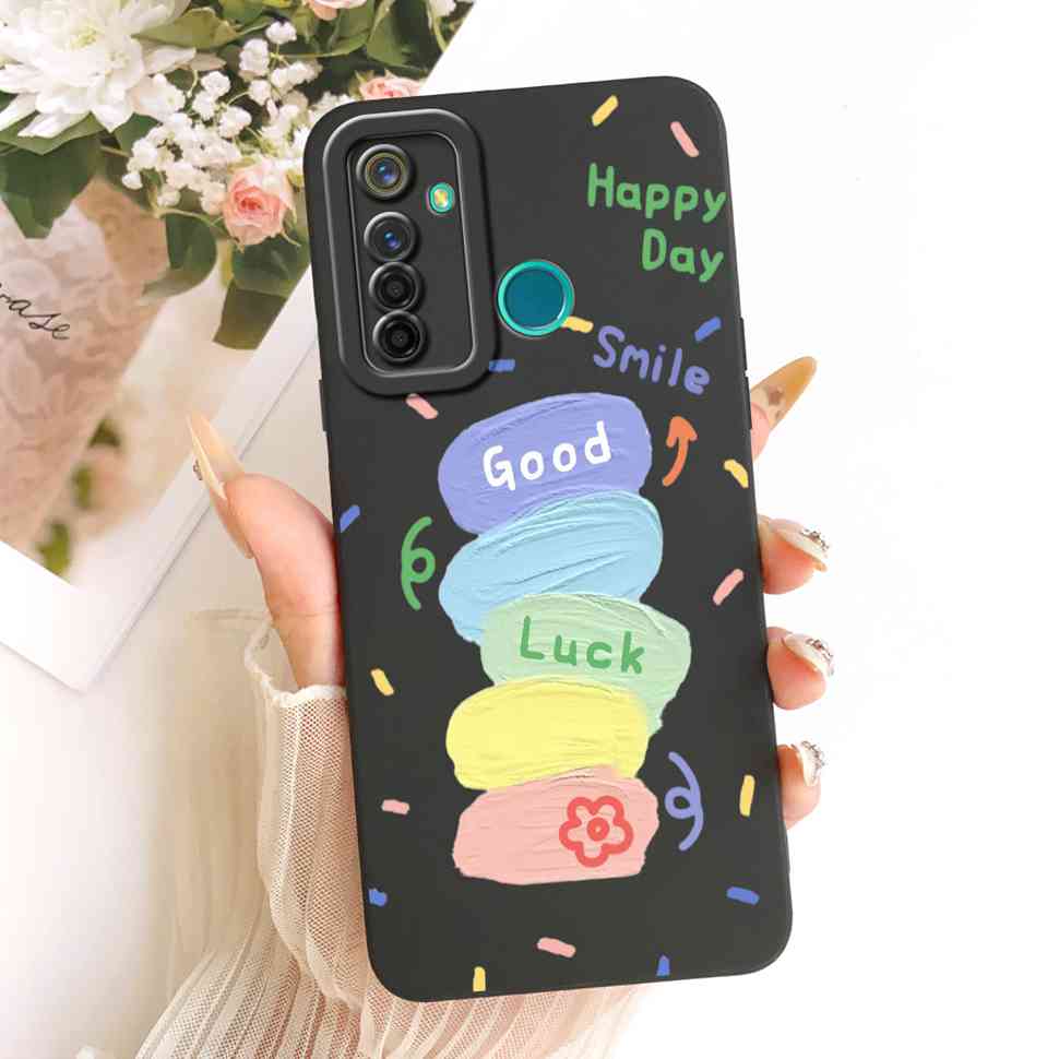 Shockproof Case For Realme 5 Pro Casing Popular Cute Rabbit Soft Matte Cover Realme5 Pro 5Pro RMX1971 RMX1973 Phone Case