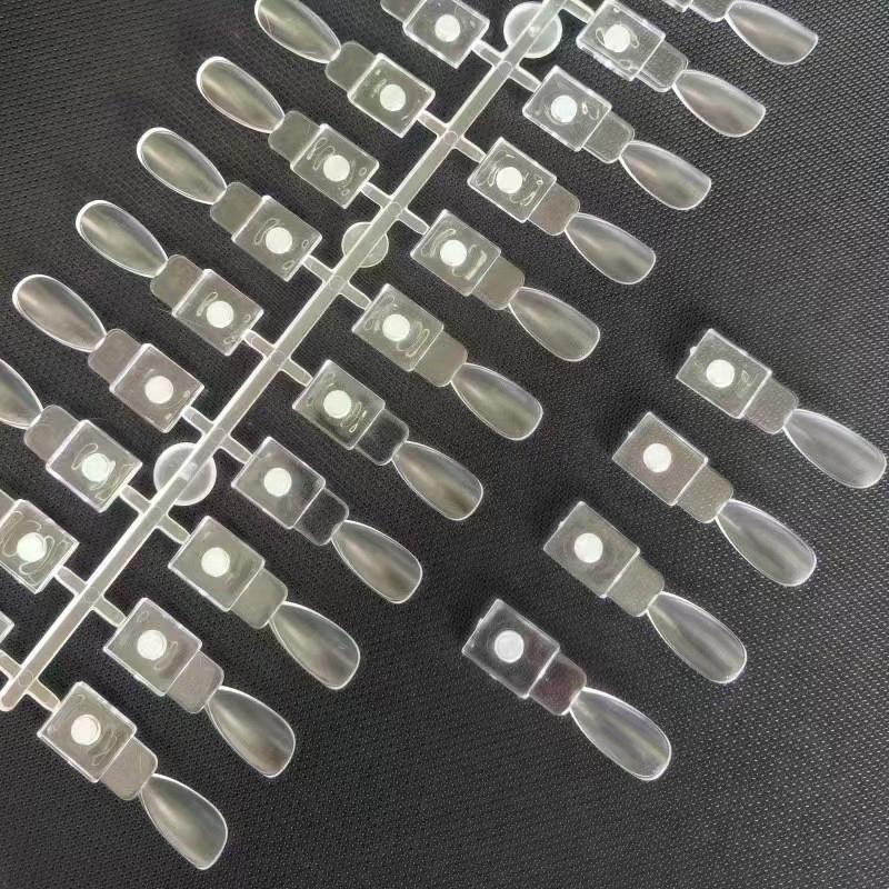 120pcs Magnetic Nail Absorbing Nail Plate Color Test Display Board for Nail Art Practice Swatch Organizer for Salon and DIY Manicure