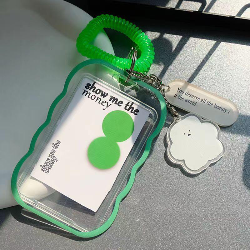 Kpop Idol držák na kartu Kawaii Kreslená kočka Rodinný přítel Organizér obrázků Měkká silikonová sběrnice Držák studentské karty Student