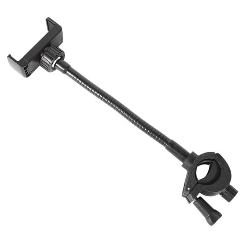 Smartphone Holder for Microphone Stands | Smartphone Holder for Music Stands, Adjustable Gooseneck Arm, Smartphone Mount for Studio and Drum Performan