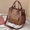Versatile Stylish Crossbody Bag Multi-pocket Hand-held Tote Bag Portable Lunch Box Bag Student