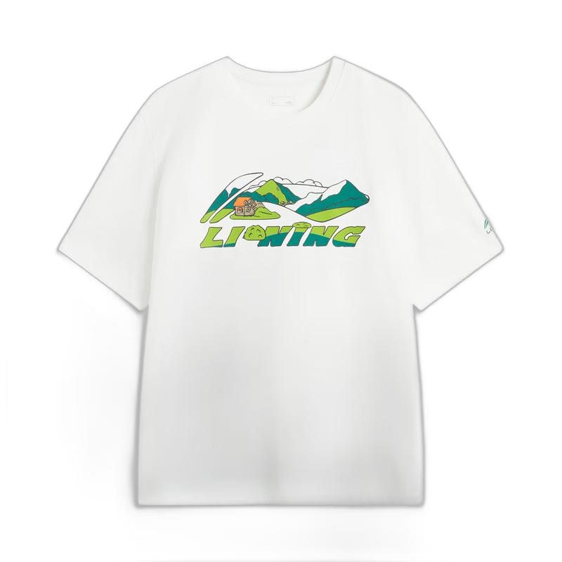 Li-Ning Men s Quick-Dry Crew Neck Short Sleeve T-Shirt S