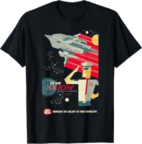 Pixar WallE The New Axiom TShirt Size S 4XL Gift For Friends S