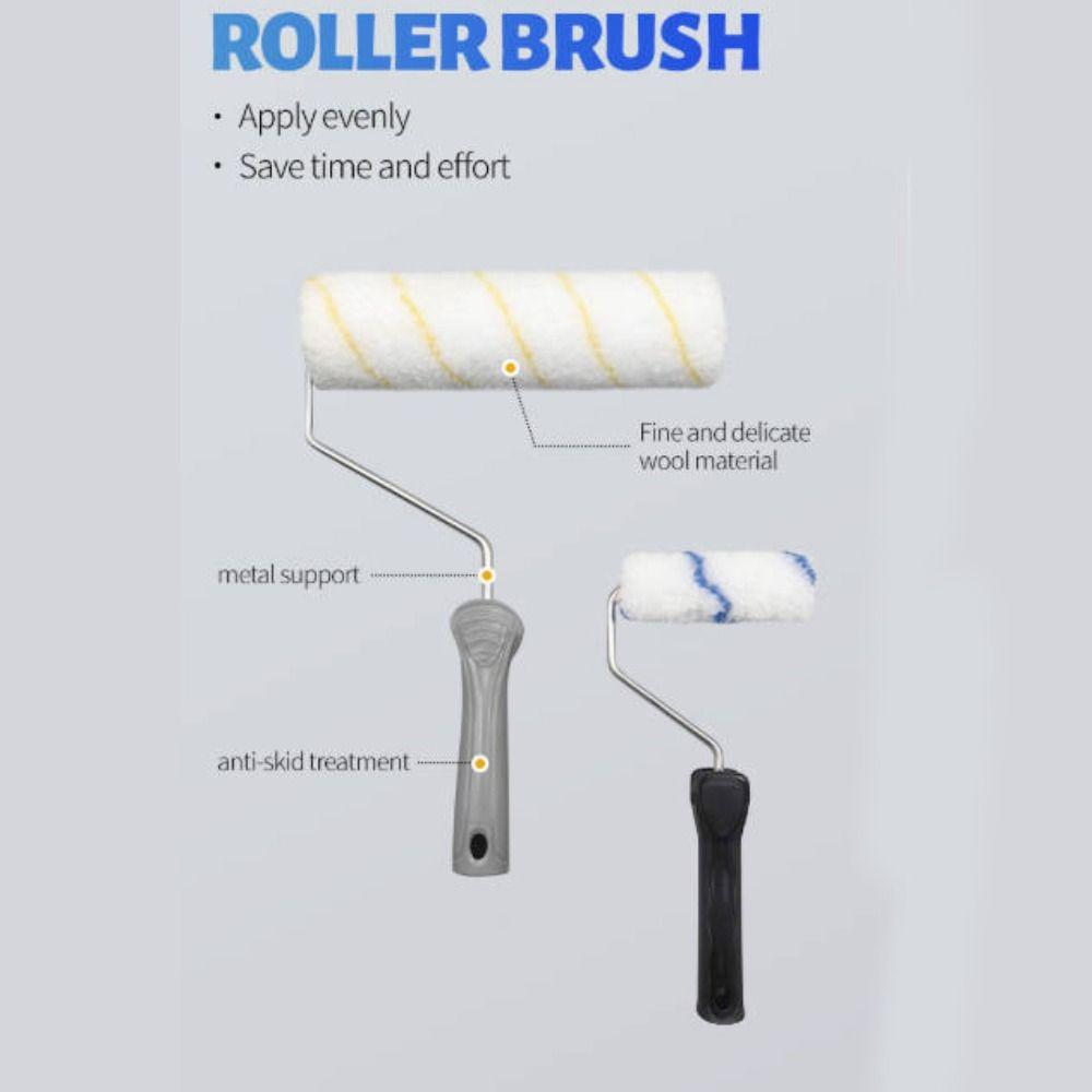 Wall Painting Paint Roller Kit Furniture Painting Paint Pan Roller Paint Brush Interior Decorating