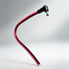 Open Wire Pigtail Power Cable, Right Angle 5.5X2.1Mm Male End, 30Cm Cord for Camera Work, Equipment Repair and Narrow Area Routing