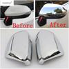 Door Rearview Mirror Cap Decoration Cover Trim For Toyota Corolla E210  - 2025 Chrome / Carbon Fiber Accessories Exterior