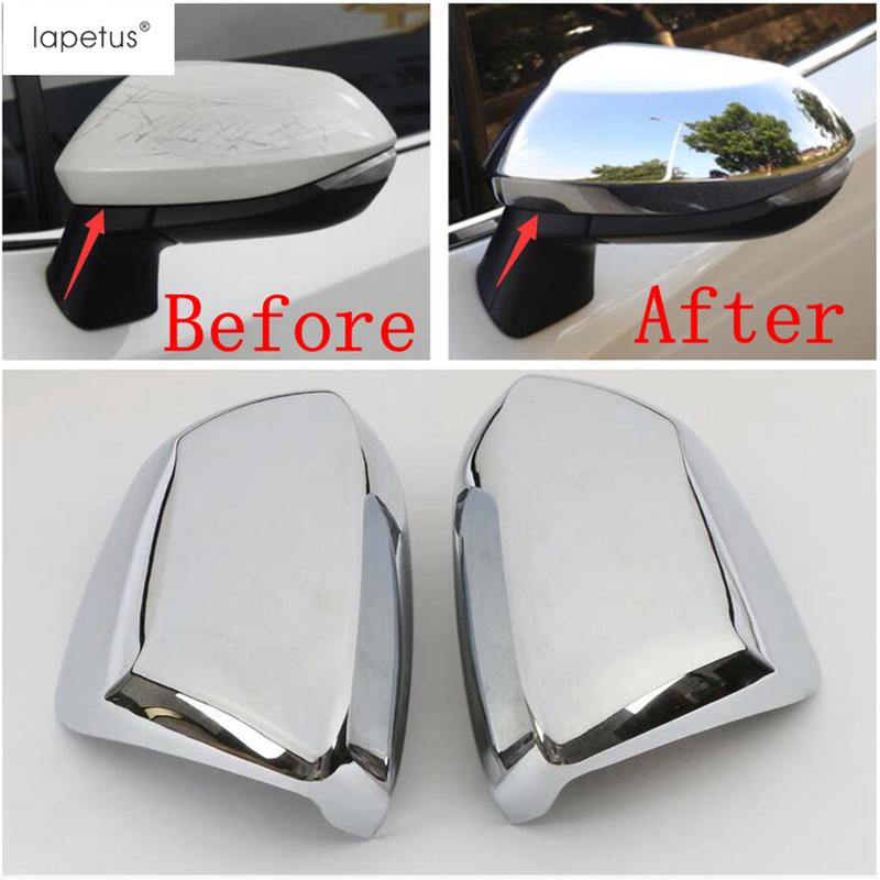 Door Rearview Mirror Cap Decoration Cover Trim For Toyota Corolla E210  - 2025 Chrome / Carbon Fiber Accessories Exterior