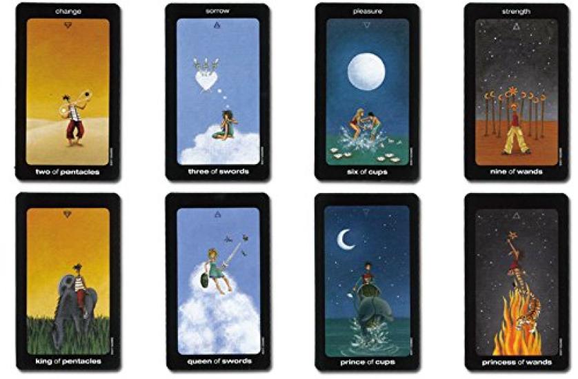 Nichiyu Sun and Moon Tarot with Japanese Booklet and Pocket Manual (Canned)