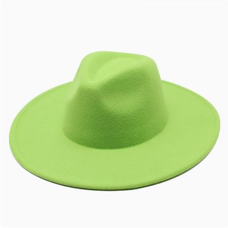 Cappello a tesa larga con visiera piatta da coppia uomo e donna autunno e inverno cappello a cilindro di lana cappello da jazz da gentiluomo