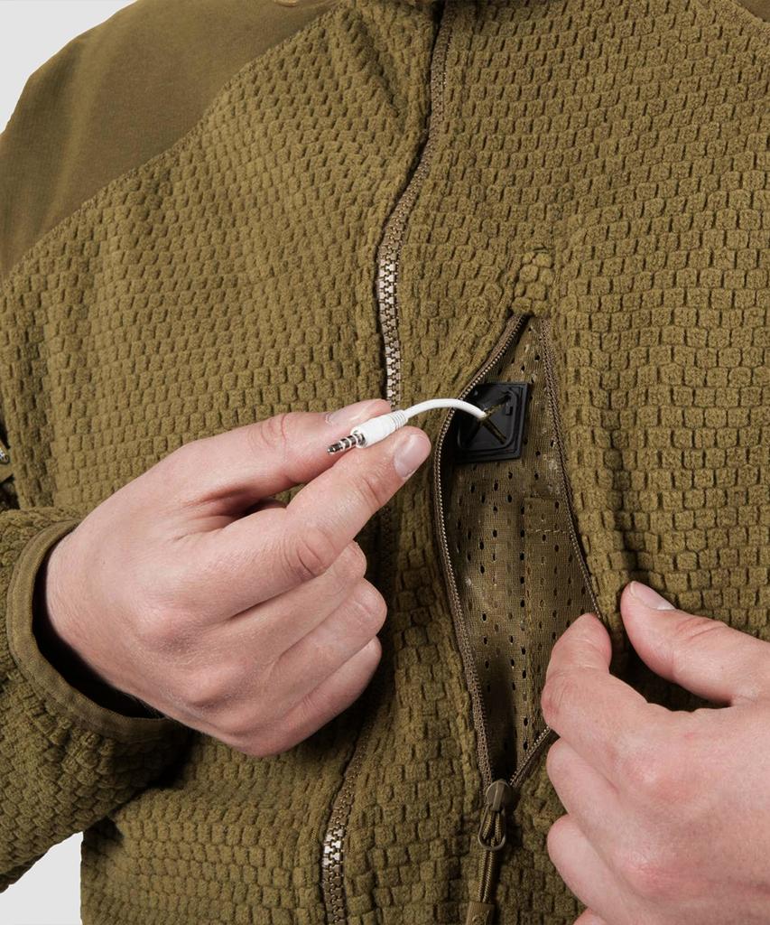 Helikontex Alpha [Hoodie] Fleece Jacket Olive Green