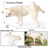 Realistic Corgi Puppy Heart Model: Cute Animal Toy & Desktop Ornament