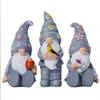 3-Piece Resin Faceless Elf Garden Series Craft Ornament Outdoor Garden Elf Dwarf Courtyard Ornament Decoration