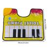 Novelty Potty Piano Sounding Carpet Potty Piano Singing Rug Bathroom Funny Toe Music Keyboard Toilet Floor Mat