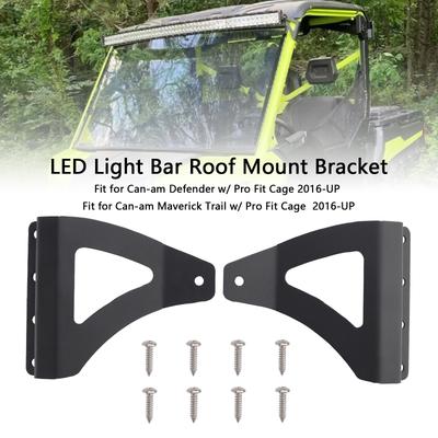 Staffa di Montaggio a Tetto per Barra Luminosa LED Adatta per Gabbia Can-am Defender Pro-Fit 50"/52" 2016-2025