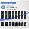 50-Piece 3/8" Drive Socket Set SAE & Metric - Chrome Vanadium Steel Impact Sockets with Extension Bar & Ratchet Wrench