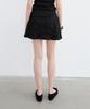 Yunse Crinkle Mini Skirt (Black)