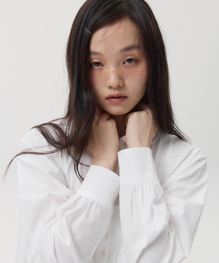 Ohesio Cancan Frill Blouse, White