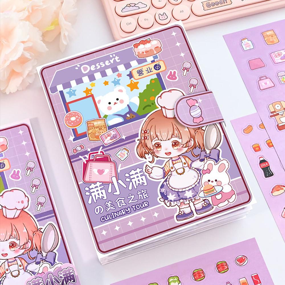 DIY Ruhiges Buch Mädchen Anziehspielzeug Kinder pädagogisches handgemachtes Papierbuch Puppenspielzeug