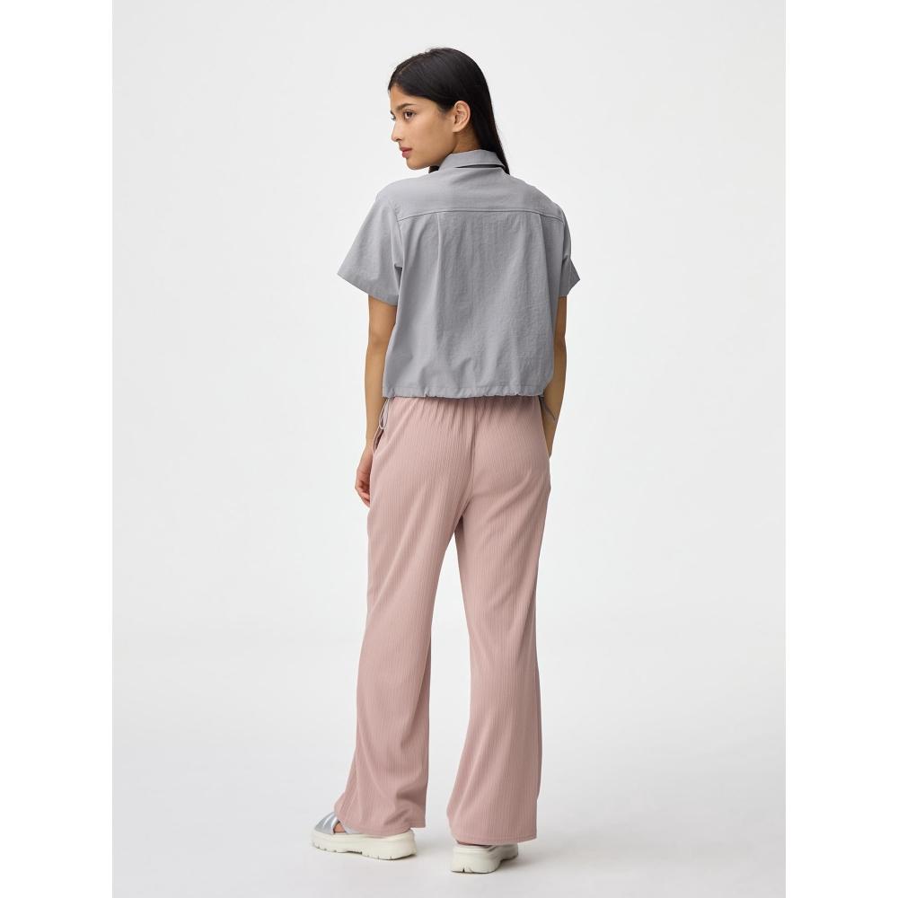 Gu Rib Pull On Pants  Length 68.0 72.0cm 