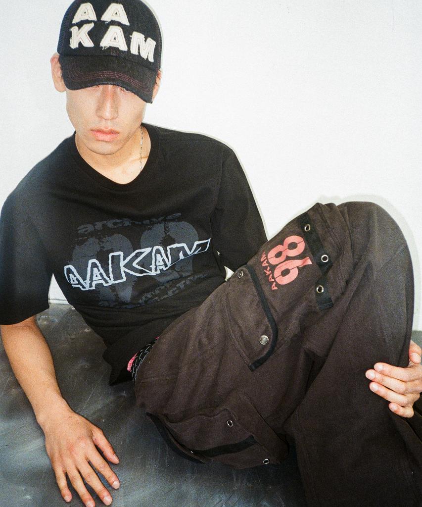 AAKAM Denim Trucker Cap (Black)