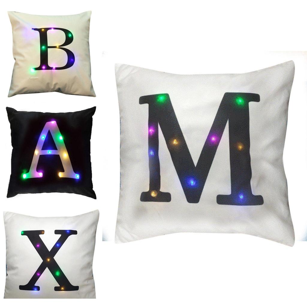 Luminous Glow Cushion Cover With Educational Value And Unique Design For Home Decor