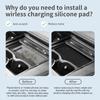 For 22-25 Chery OMODA C5 Central Control Wireless Charging Silicone Anti Slip Pad Car Modification