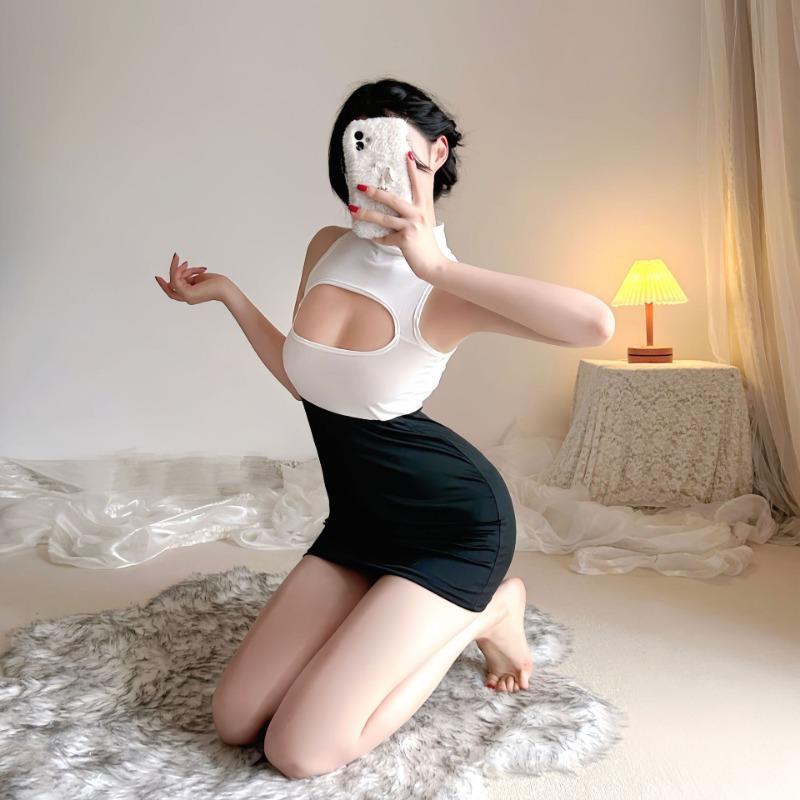 Sex Underwear Secretary Wear Sex Underwear Sexy onesie Uniform Seduction Passion Suit Pure Desire Free OS