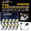 10x T10-3030-smd Led Canbus Error Free Car License Light Plate Side Wedge Lamps